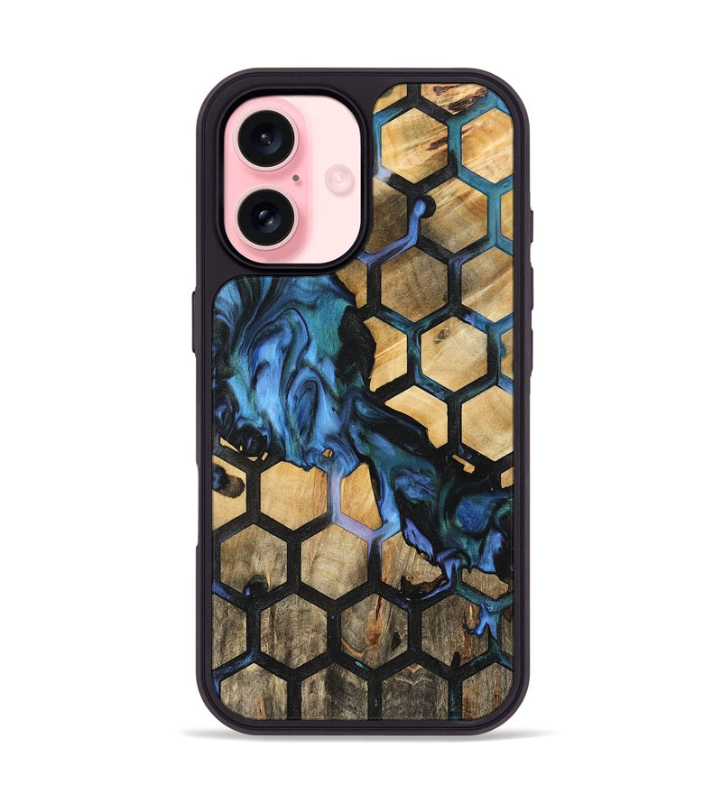 iPhone 16 Wood Phone Case - Idano (Pattern, 742062)