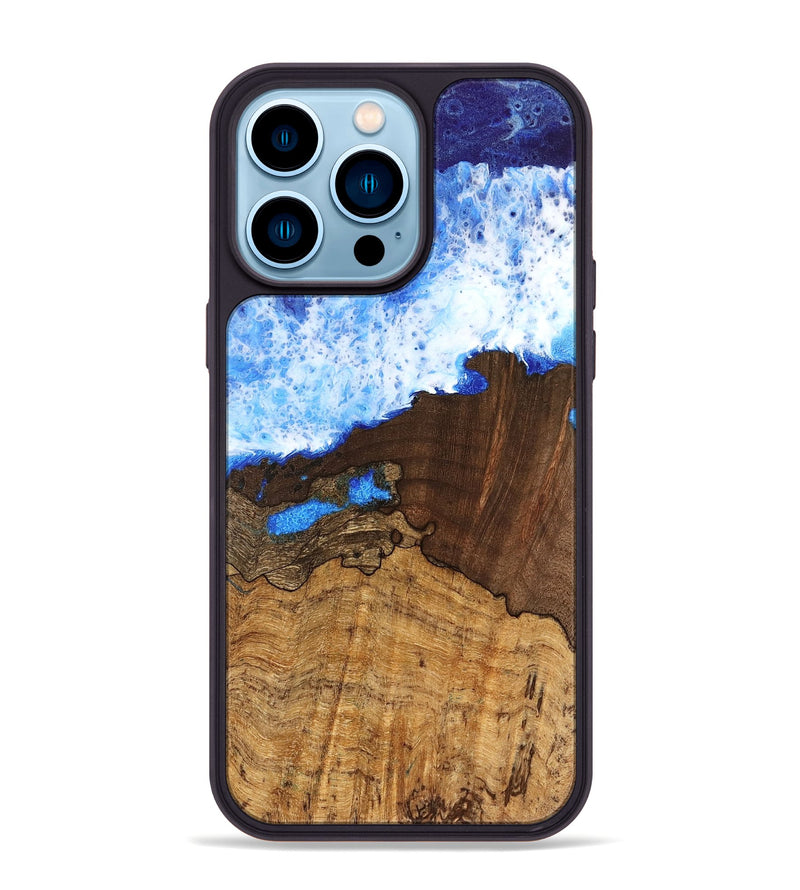 iPhone 14 Pro Max Wood Phone Case - Deshaun (Coastal, 742065)