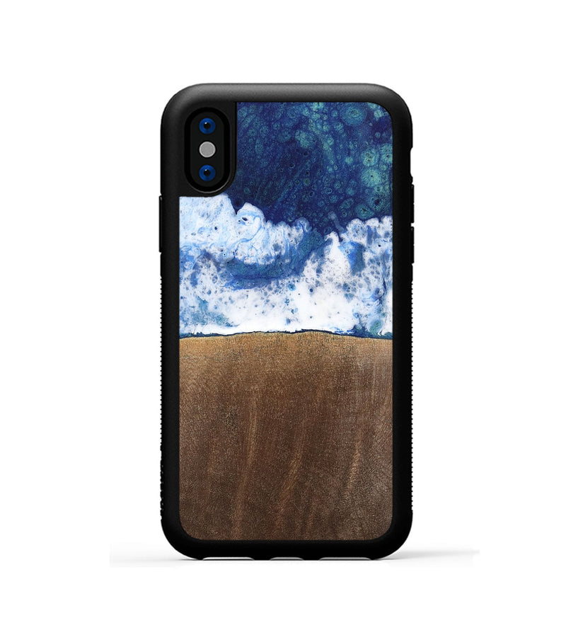 iPhone Xs Wood Phone Case - Ginn (Coastal, 742071)