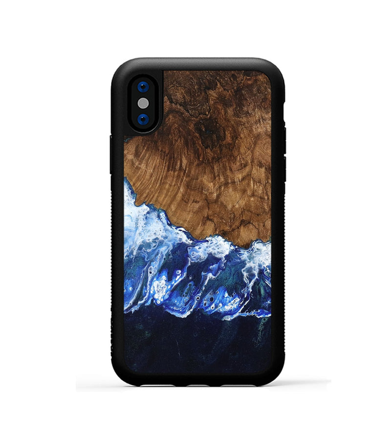 iPhone Xs Wood Phone Case - Ethelyn (Coastal, 742075)