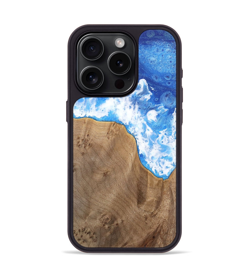 iPhone 15 Pro Wood Phone Case - Wells (Coastal, 742109)