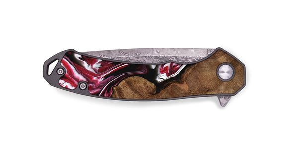 EDC Wood Pocket Knife - Maryann (Red, 742183)