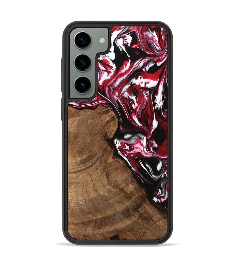 Galaxy S23 Plus Wood Phone Case - Maryann (Red, 742183)