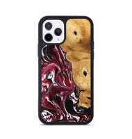 iPhone 11 Pro Wood Phone Case - Maryse (Red, 742184)