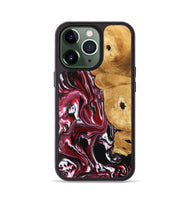 iPhone 13 Pro Wood Phone Case - Maryse (Red, 742184)