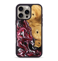 iPhone 16 Pro Max Wood Phone Case - Maryse (Red, 742184)