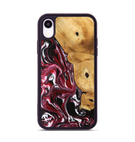 iPhone Xr Wood Phone Case - Maryse (Red, 742184)