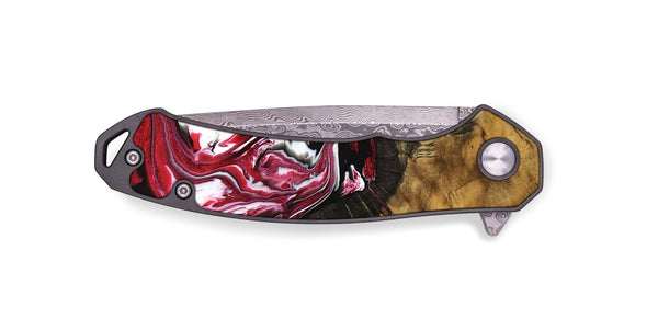 EDC Wood Pocket Knife - Bilal (Red, 742186)