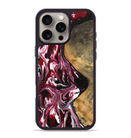 iPhone 16 Pro Max Wood Phone Case - Evvie (Red, 742190)