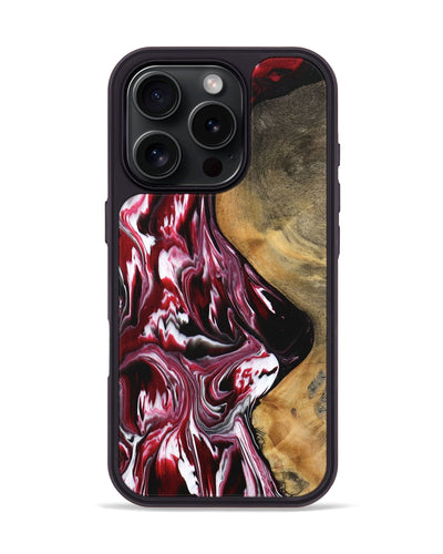 iPhone 16 Pro Wood Phone Case - Evvie (Red, 742190)