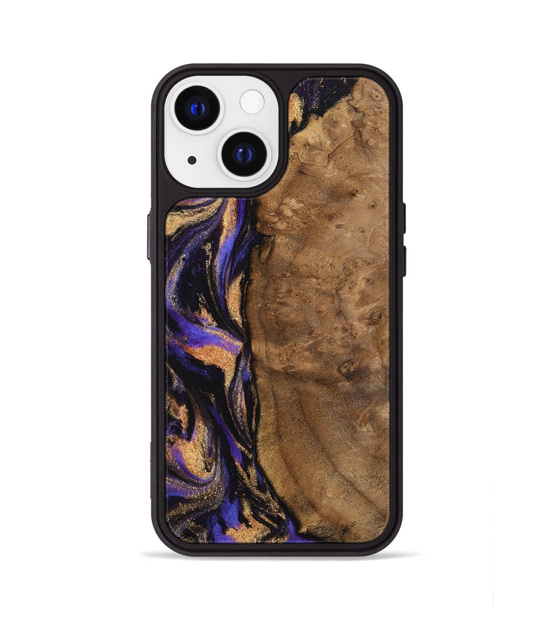 iPhone 13 Wood Phone Case - Oleesa (Purple, 742207)