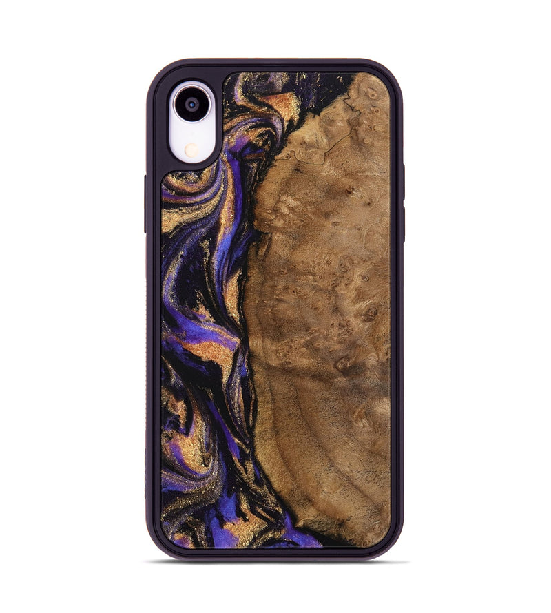 iPhone Xr Wood Phone Case - Oleesa (Purple, 742207)