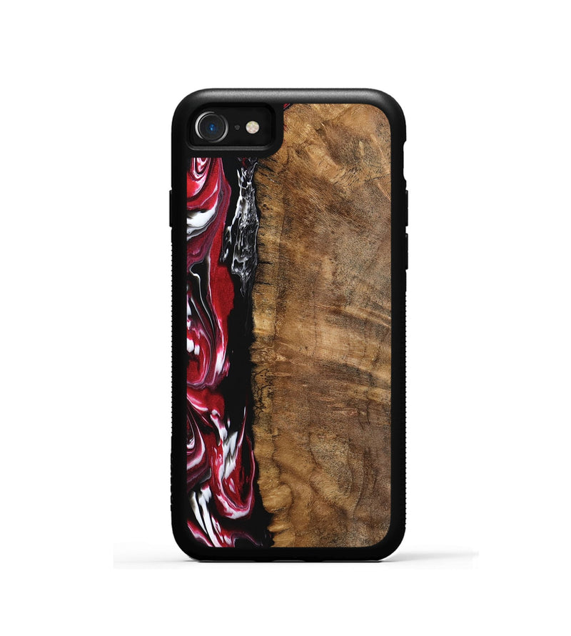 iPhone SE Wood Phone Case - Elige (Red, 742214)