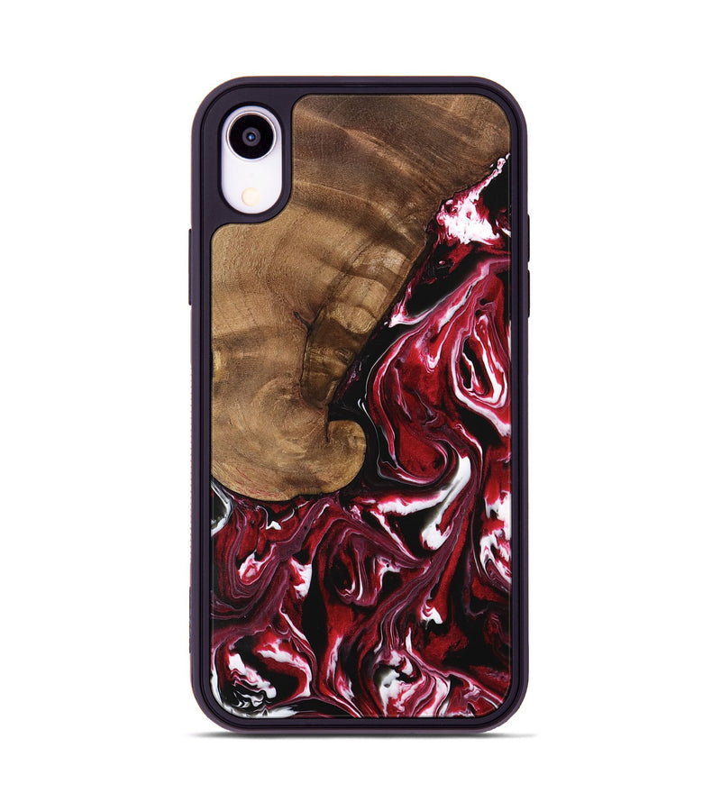 iPhone Xr Wood Phone Case - Lissa (Red, 742219)