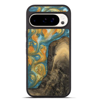 Pixel 9 Pro XL Wood Phone Case - Dorreen (Teal & Gold, 742221)