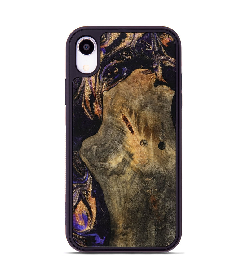 iPhone Xr Wood Phone Case - Previn (Purple, 742223)