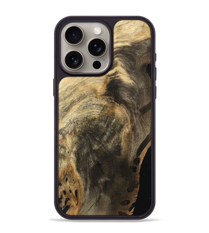 iPhone 15 Pro Max Wood Phone Case - Aleta (Wood Burl, 742225)