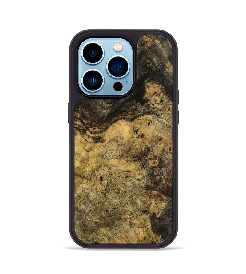 iPhone 14 Pro Wood Phone Case - Hanco (Wood Burl, 742226)