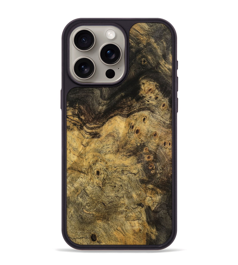 iPhone 15 Pro Max Wood Phone Case - Hanco (Wood Burl, 742226)