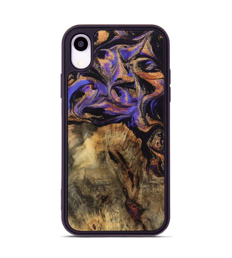 iPhone Xr Wood Phone Case - Ford (Purple, 742227)