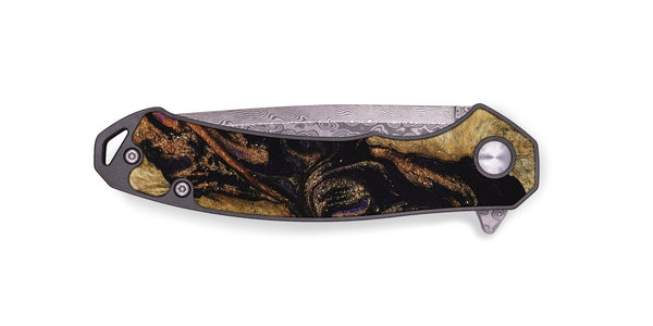 EDC Wood Pocket Knife - Yolanda (Purple, 742228)