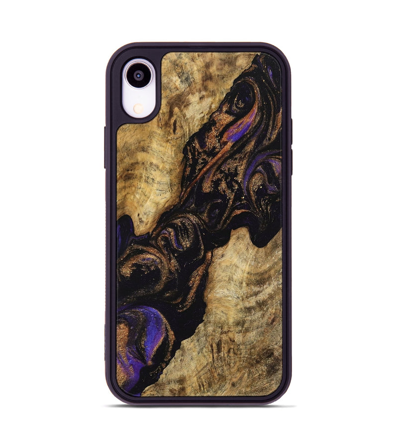 iPhone Xr Wood Phone Case - Yolanda (Purple, 742228)