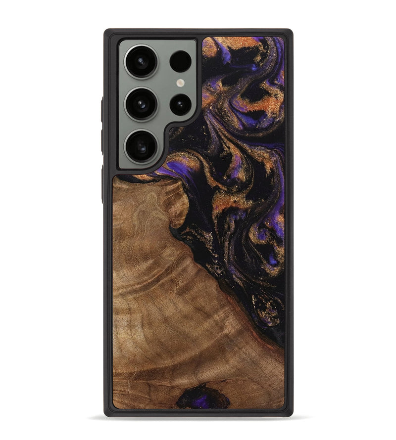 Galaxy S23 Ultra Wood Phone Case - Alese (Purple, 742230)