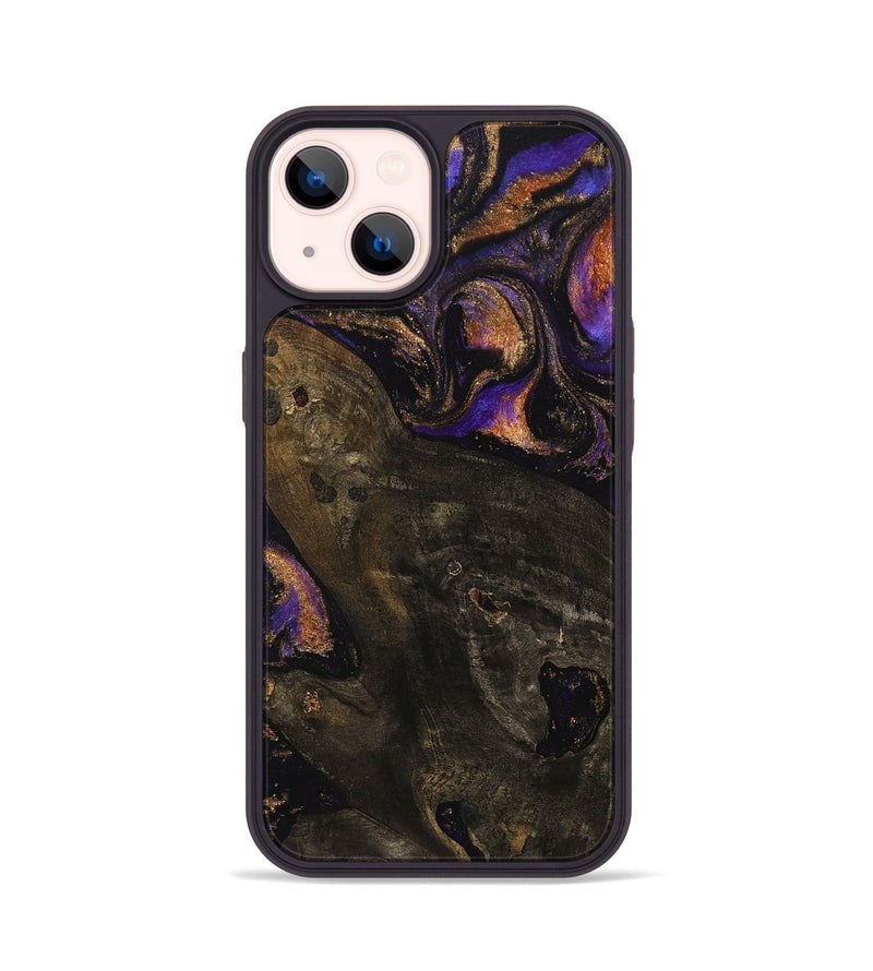 iPhone 14 Wood Phone Case - JoLee (Purple, 742231)