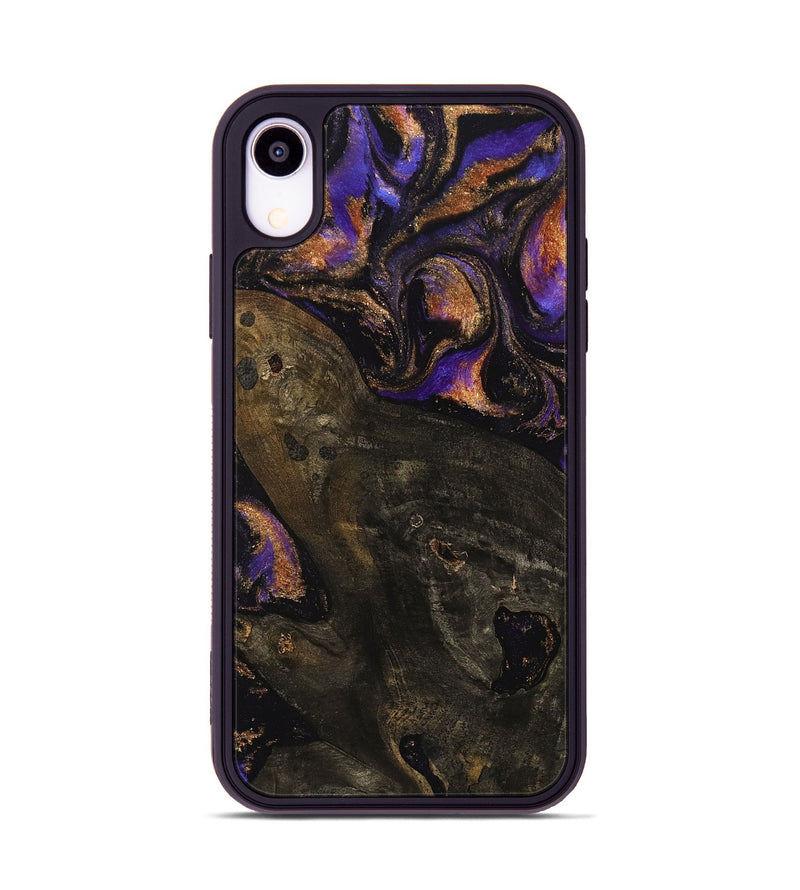 iPhone Xr Wood Phone Case - JoLee (Purple, 742231)