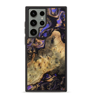 Galaxy S23 Ultra Wood Phone Case - Dung (Purple, 742233)