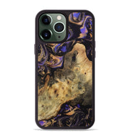 iPhone 13 Pro Max Wood Phone Case - Dung (Purple, 742233)