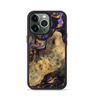 iPhone 13 Pro Wood Phone Case - Dung (Purple, 742233)