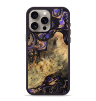 iPhone 15 Pro Max Wood Phone Case - Dung (Purple, 742233)