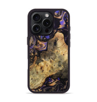 iPhone 16 Pro Wood Phone Case - Dung (Purple, 742233)