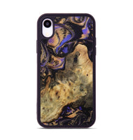 iPhone Xr Wood Phone Case - Dung (Purple, 742233)