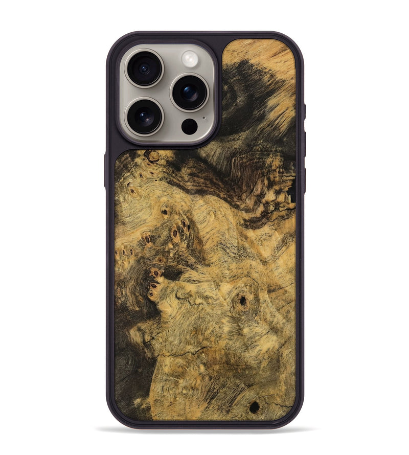 iPhone 15 Pro Max Wood Phone Case - Babette (Wood Burl, 742234)