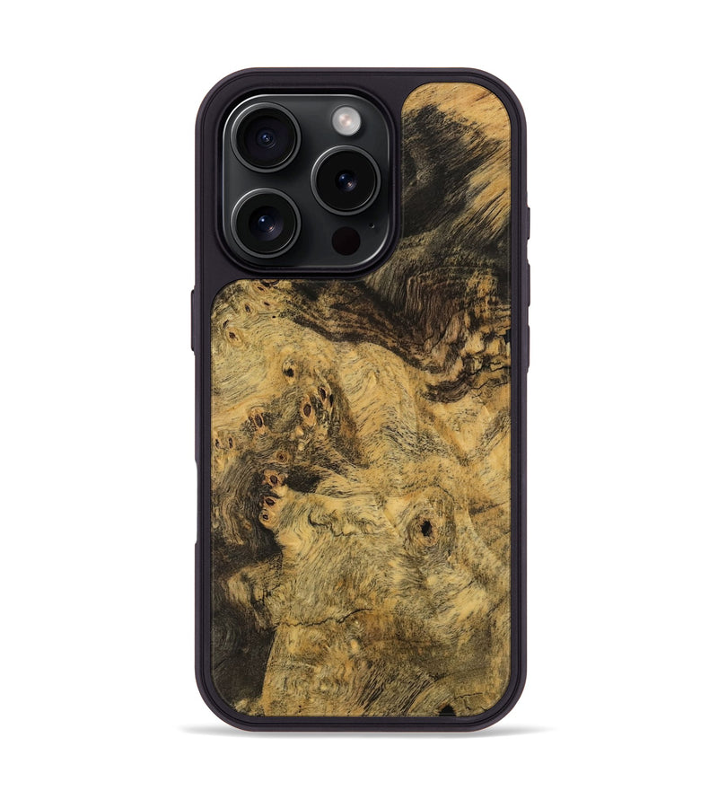 iPhone 16 Pro Wood Phone Case - Babette (Wood Burl, 742234)