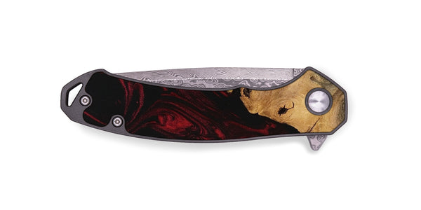 EDC Wood Pocket Knife - Owen (Red, 742242)