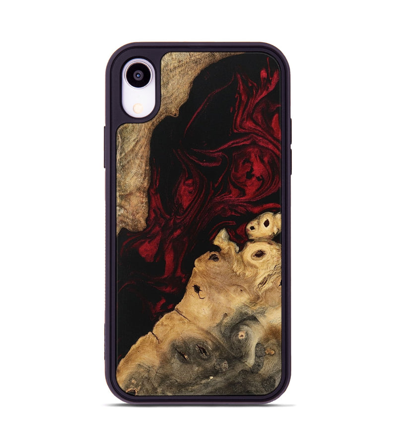 iPhone Xr Wood Phone Case - Owen (Red, 742242)