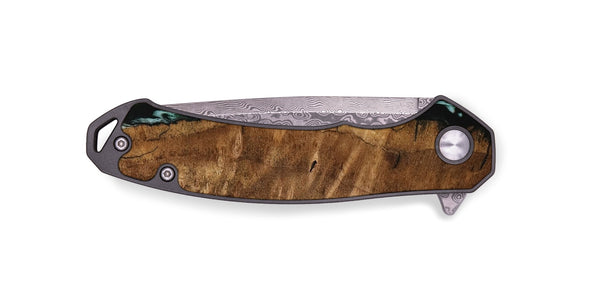 EDC Wood Pocket Knife - Perrin (Green, 742244)