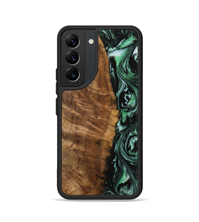 Galaxy S22 Wood Phone Case - Perrin (Green, 742244)