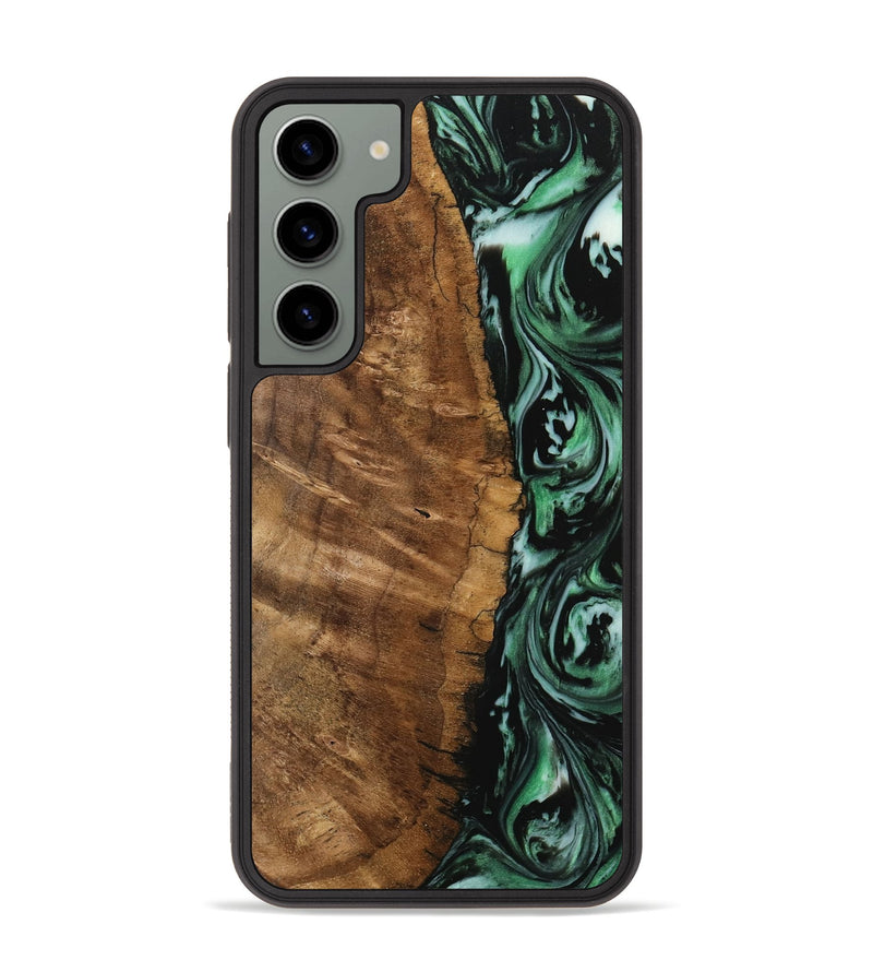 Galaxy S23 Plus Wood Phone Case - Perrin (Green, 742244)