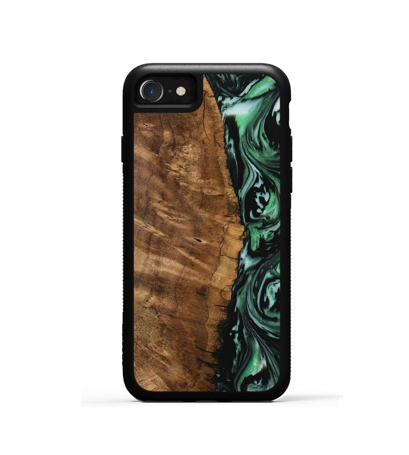 iPhone SE Wood Phone Case - Perrin (Green, 742244)