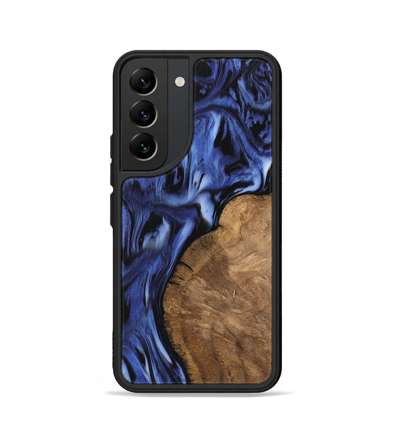 Galaxy S22 Wood Phone Case - Cassidy (Blue, 742245)