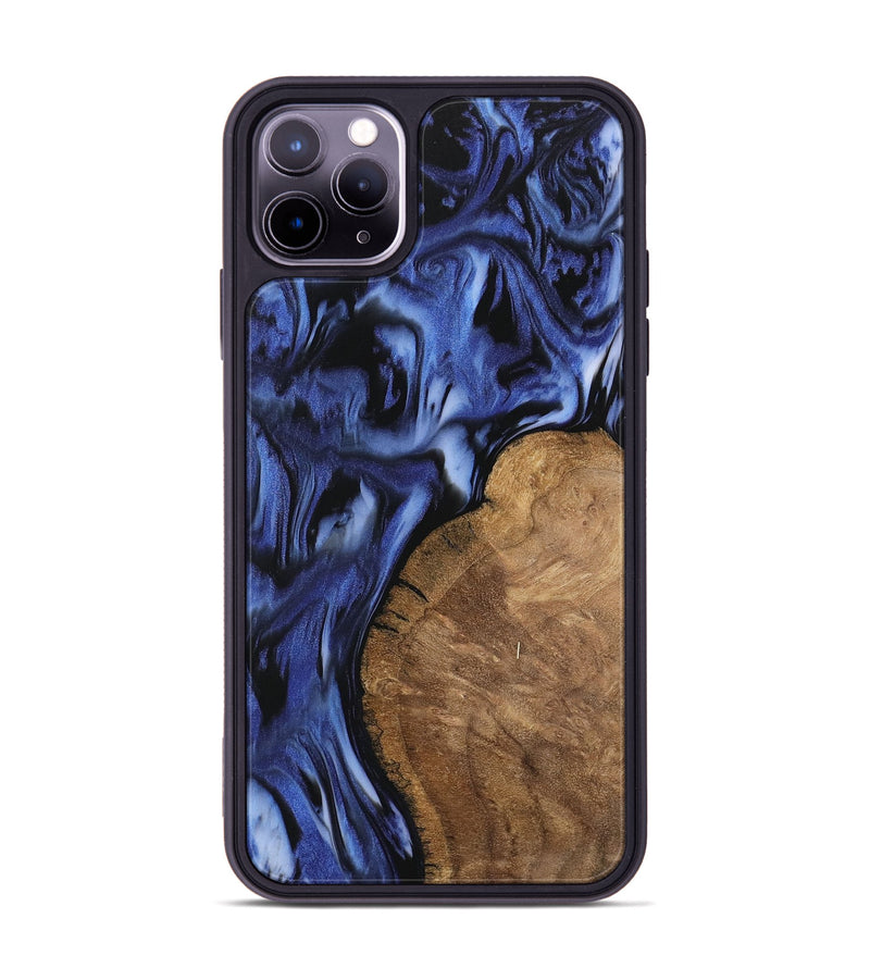 iPhone 11 Pro Max Wood Phone Case - Cassidy (Blue, 742245)