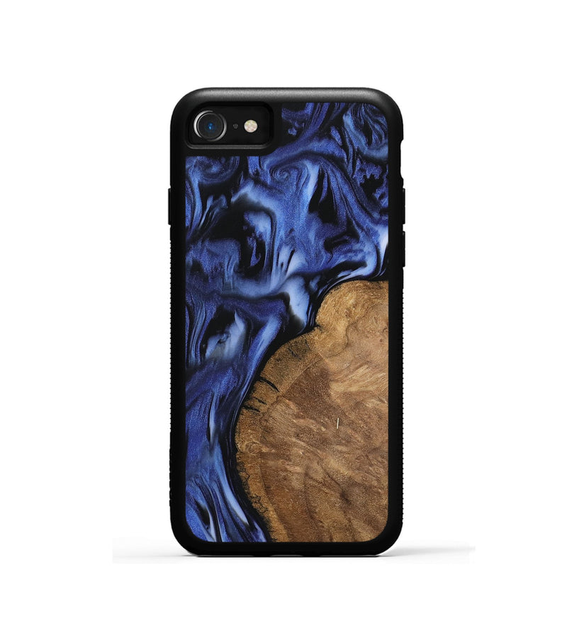 iPhone SE Wood Phone Case - Cassidy (Blue, 742245)