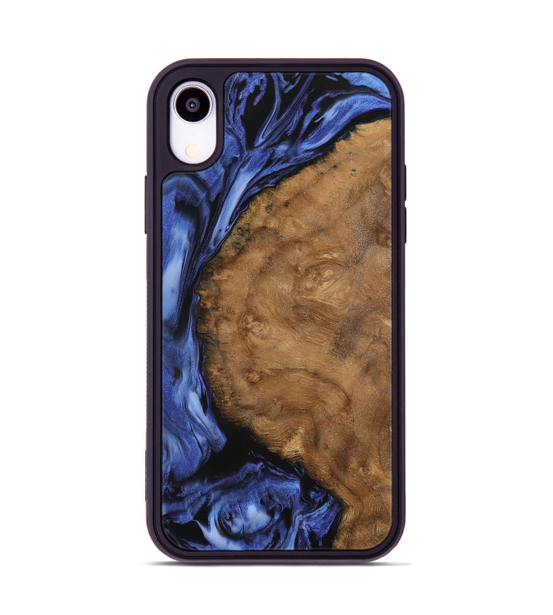 iPhone Xr Wood Phone Case - Raina (Blue, 742247)