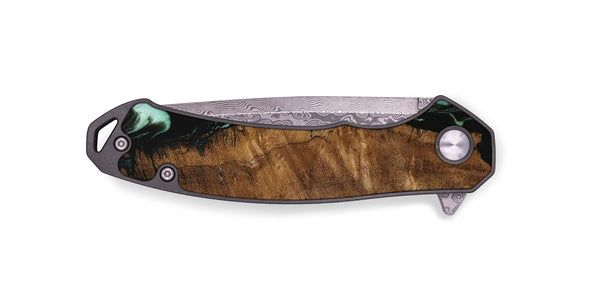 EDC Wood Pocket Knife - Masood (Green, 742255)