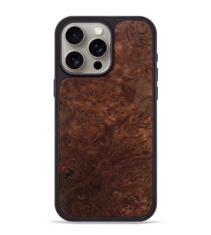 iPhone 15 Pro Max Wood Phone Case - Liping (Wood Burl, 742256)