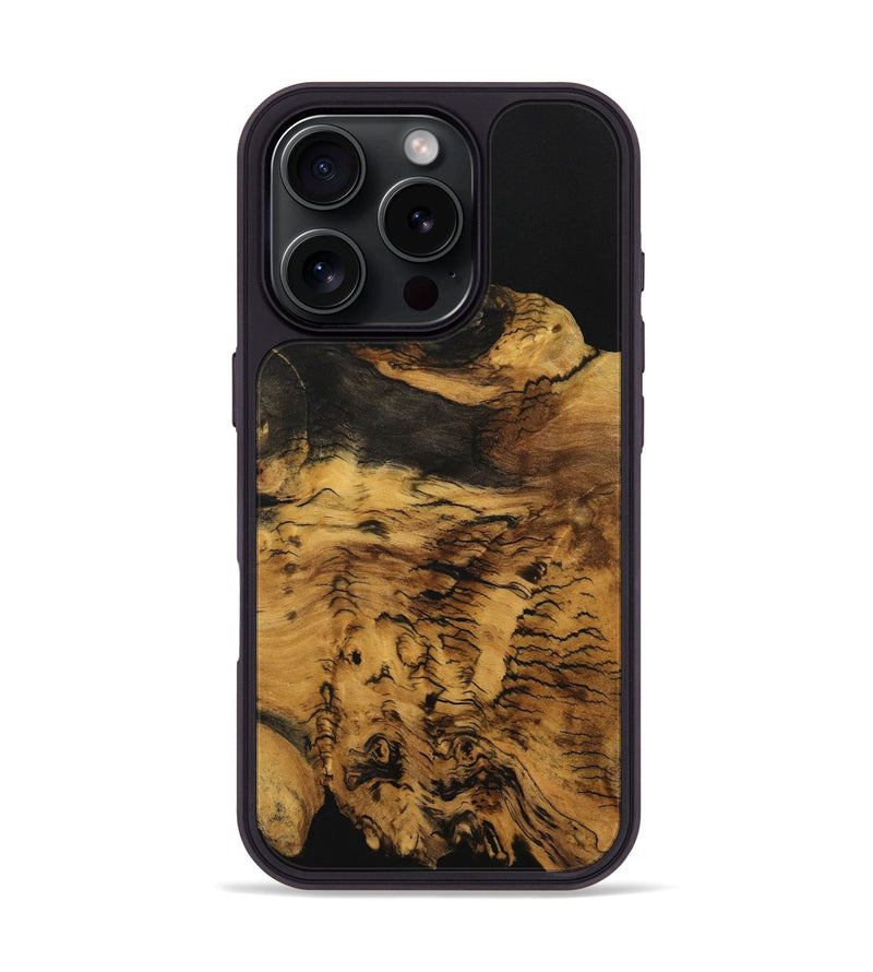 iPhone 16 Pro Wood Phone Case - Carlton (Wood Burl, 742257)